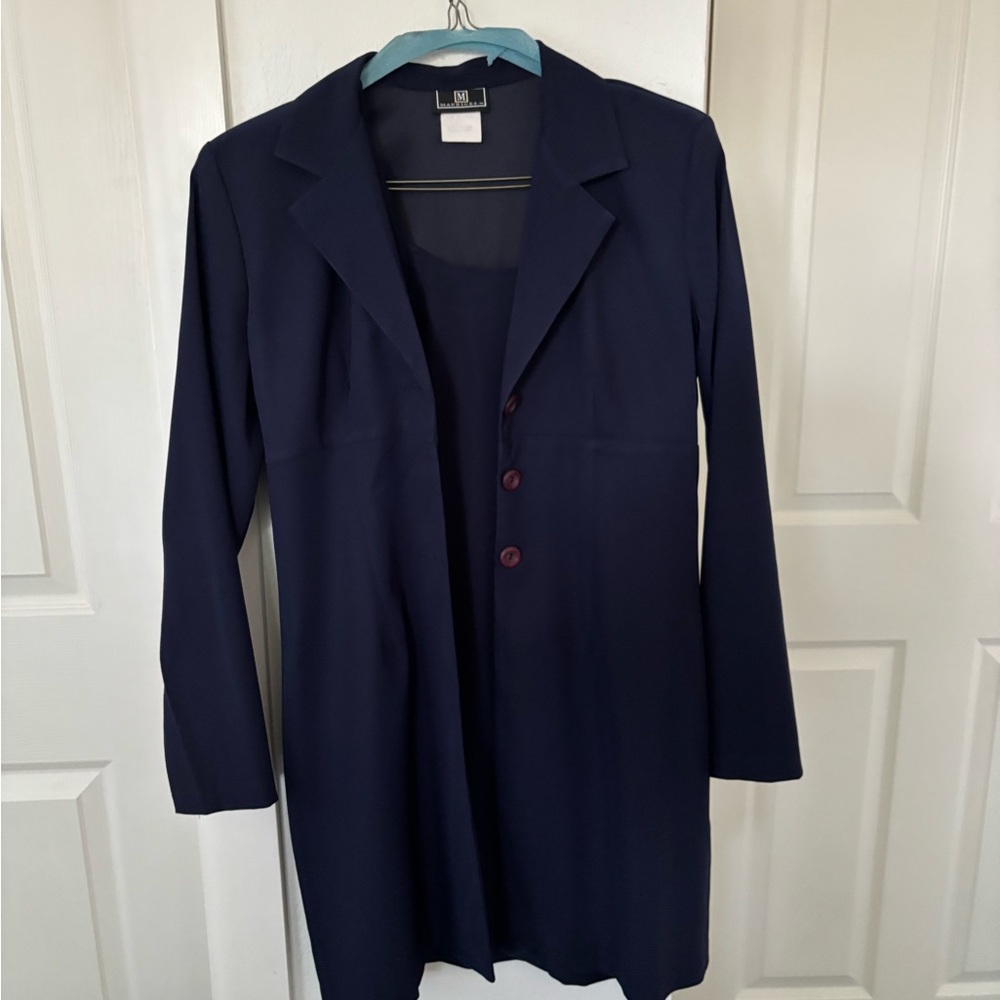 Maurices Navy Sheath Dress with Long Sleeve Jacket